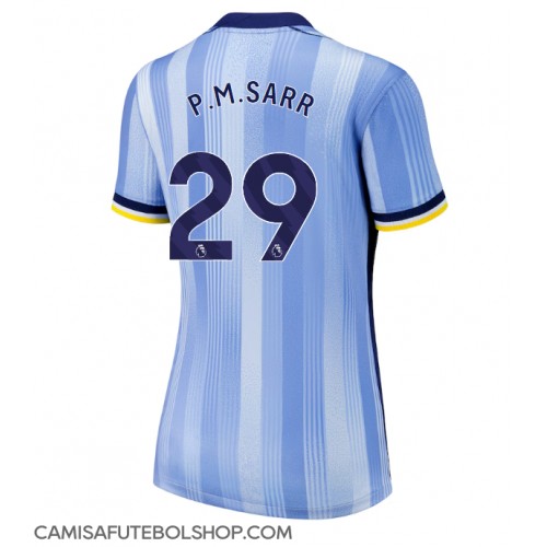 Camisa de time de futebol Tottenham Hotspur Pape Matar Sarr #29 Replicas 2º Equipamento Feminina 2024-25 Manga Curta